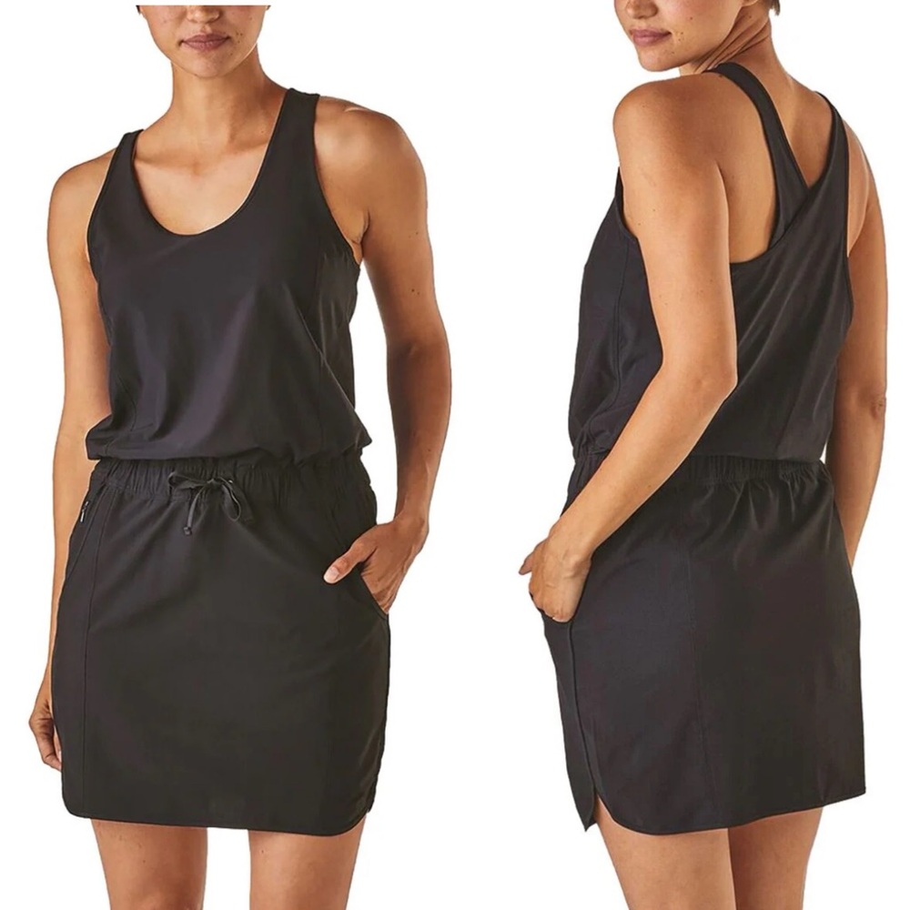Patagonia Black Sleeveless Mini Dress